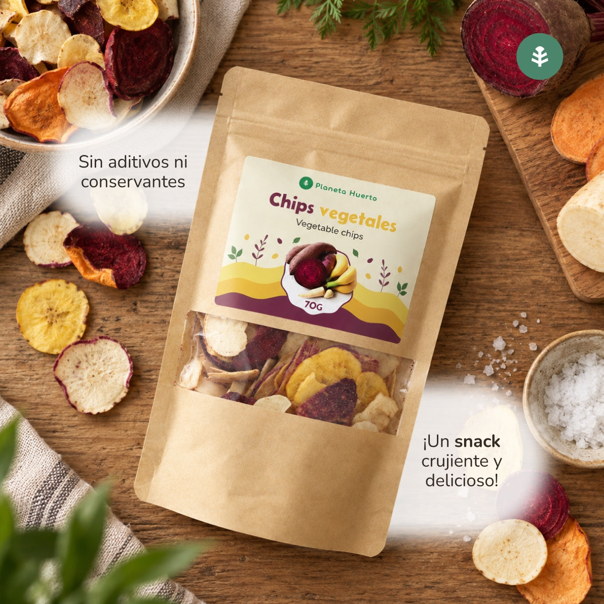 Chips de légumes Planeta Huerto 70gr