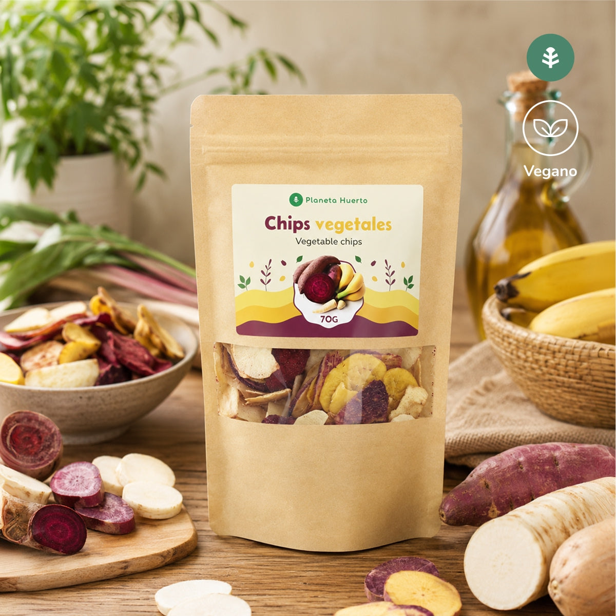 Chips de légumes Planeta Huerto 70gr