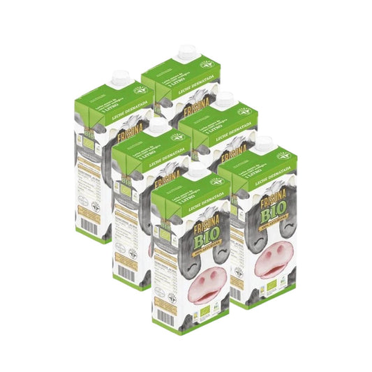 Leche Desnatada Frisona Bio Pack 6 uds de 1L