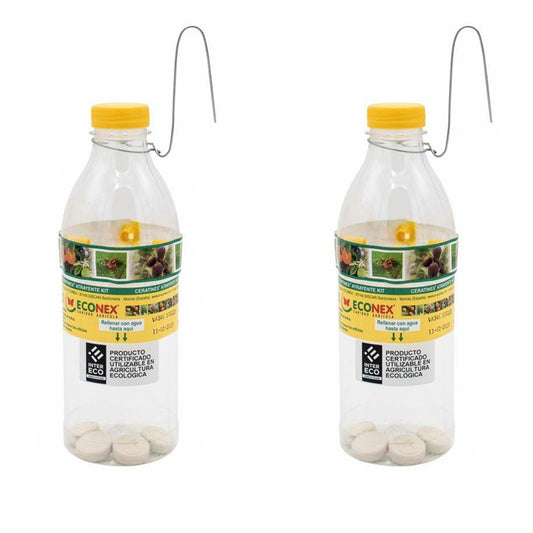 Pack 2 Kit atrayente mosca de la fruta y del olivo Ceratinex