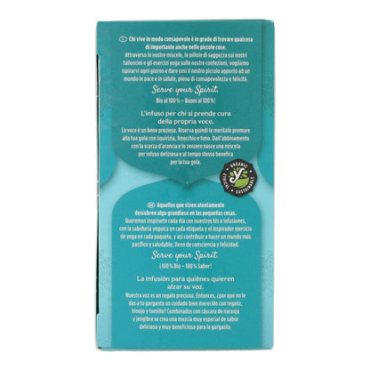 Yogi Tea BIO Voz Clara, 17 bolsitas