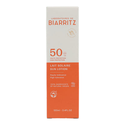 Lotion solaire pour le corps SPF 50 Laboratoires Biarritz 100 ml