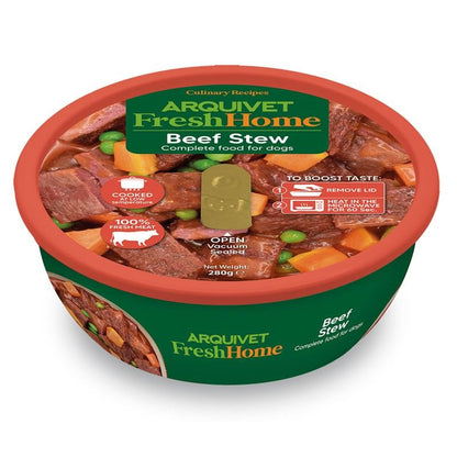 Arquivet Fresh Home Beef Stew Alimento húmedo de ternera para perros 280 g
