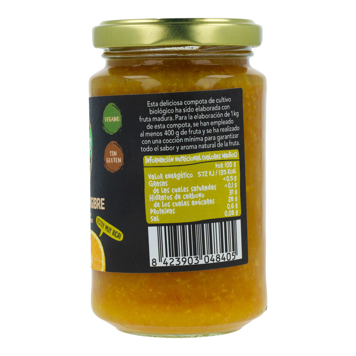 Compote d'orange et de gingembre BIO Biocop, 265 g