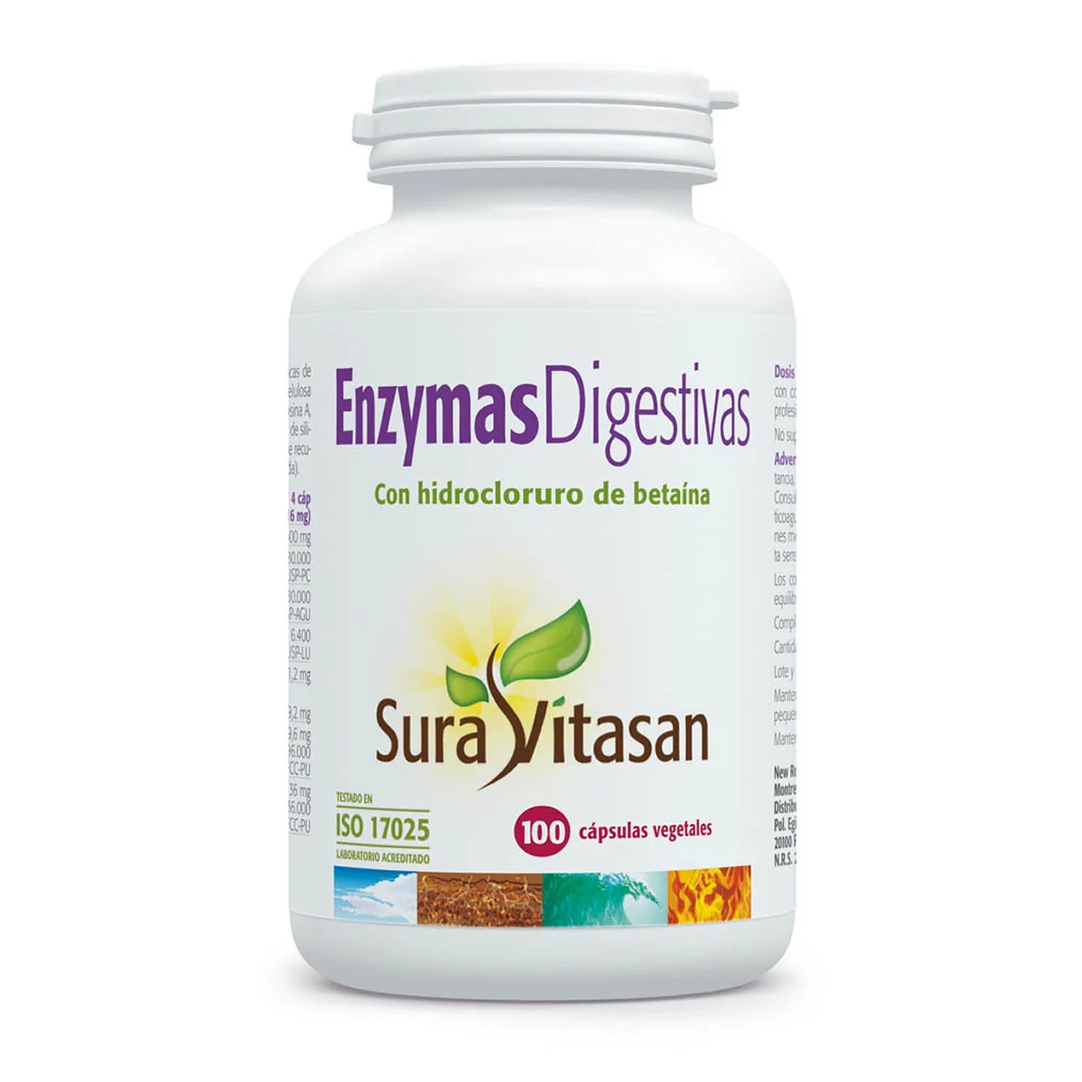Enzymes digestives Sura Vitasan 100 gélules