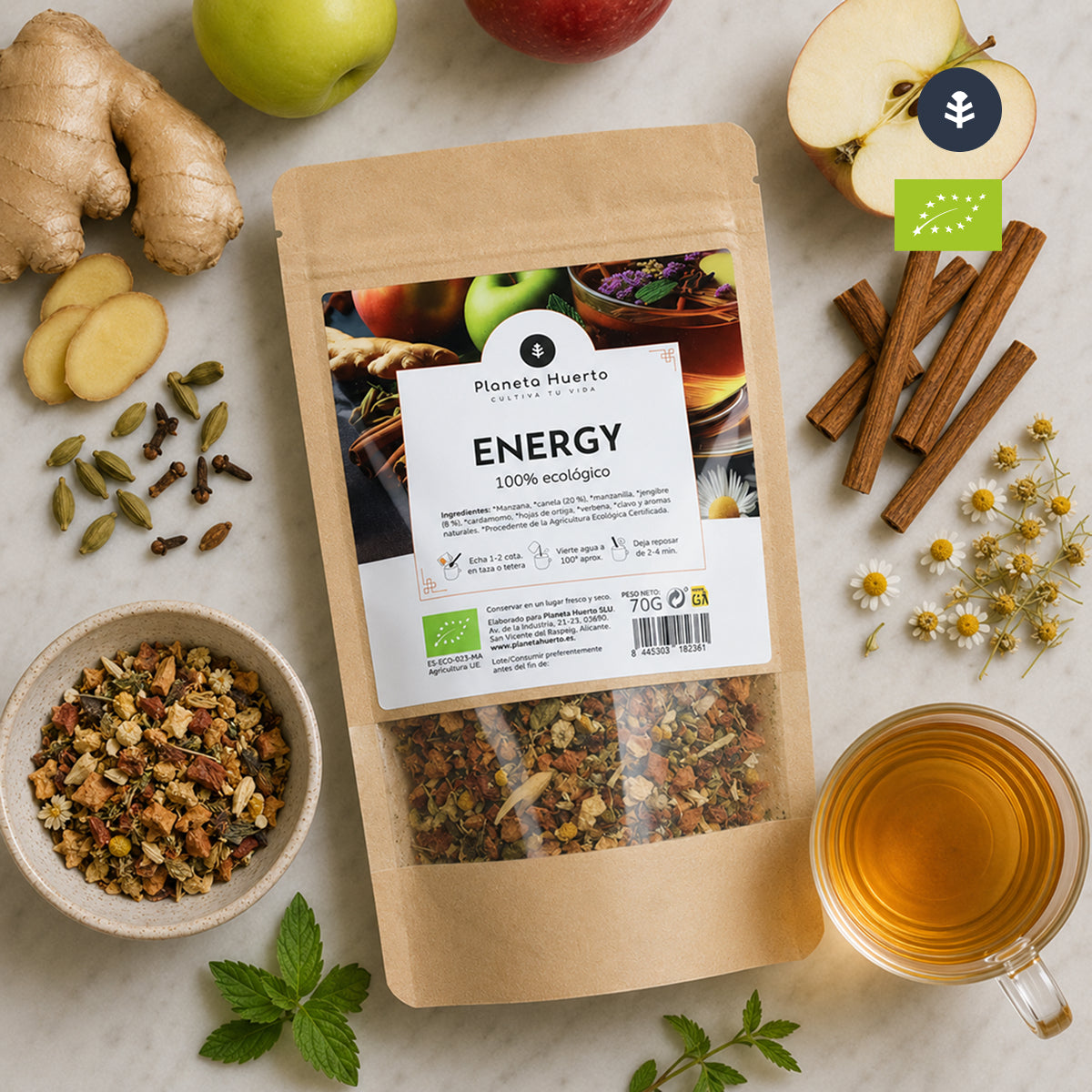 Infusion énergétique ECO Planet Garden 70g