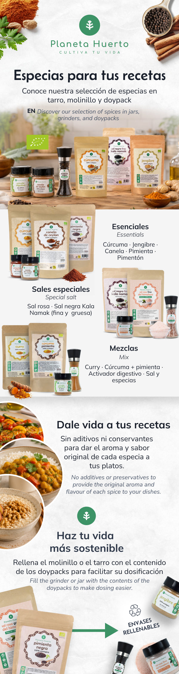 Poudre de curry ECO Planeta Huerto 100g