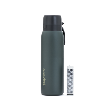 Botella con filtro potabilizador BottlePro Adventure TappWater 740 ml