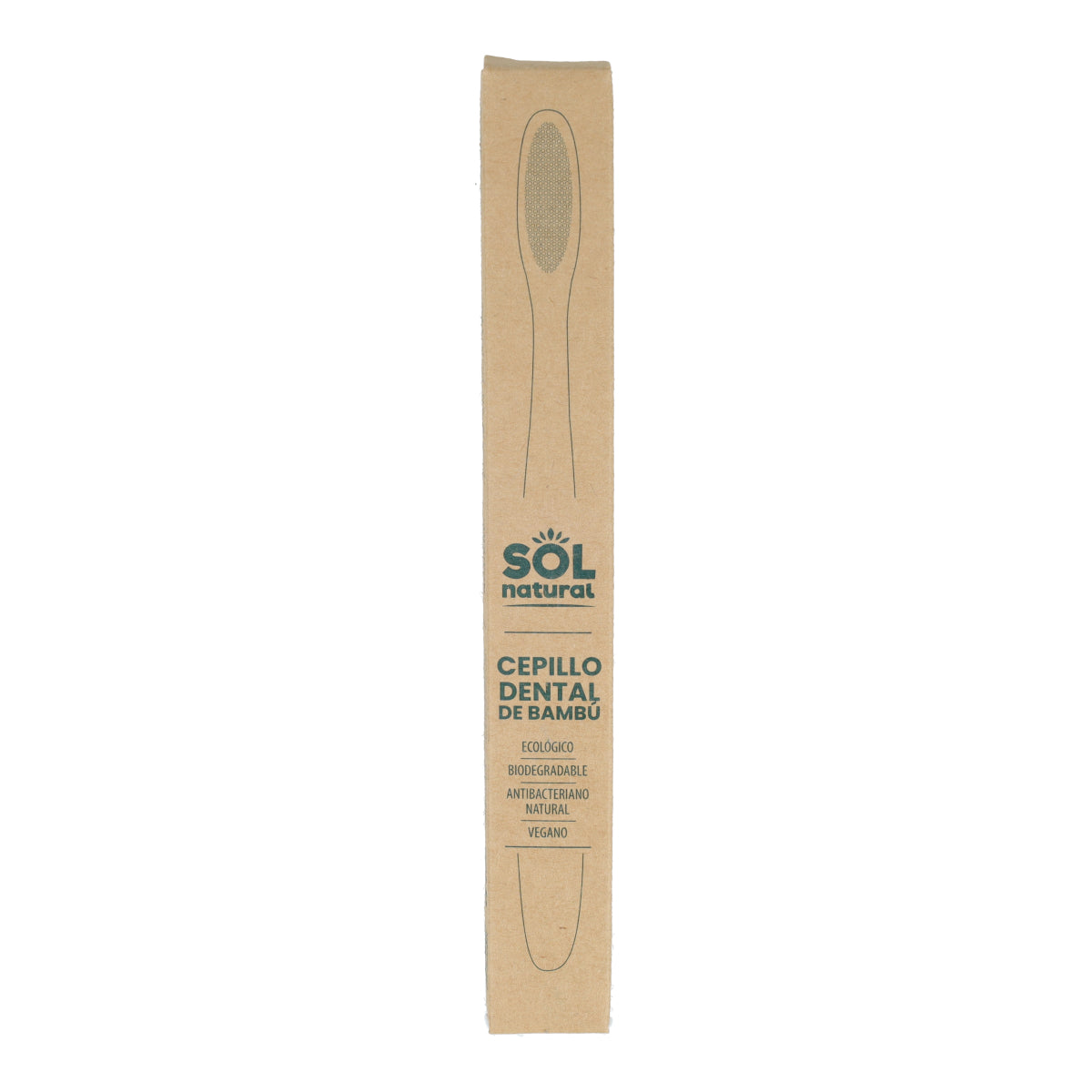 Brosse à dents en bambou pour adulte Sol Natural
