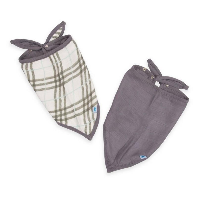 Baberos de Bambú Pendleton Plaid 2uds Little Unicorn