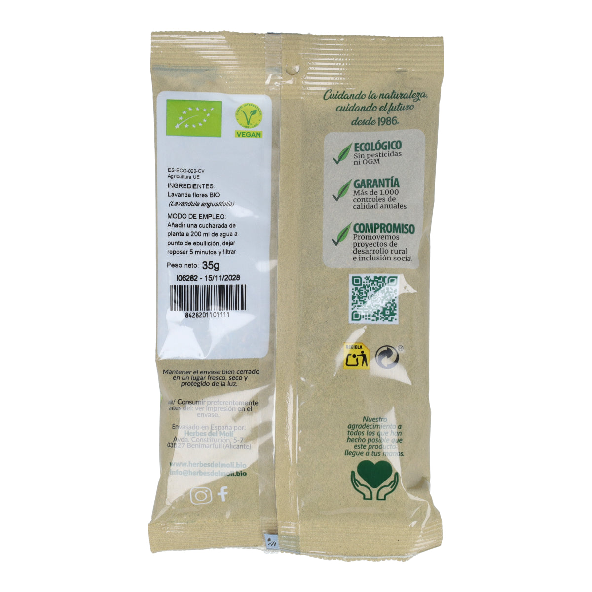 Fleurs de lavande Herbes del Molí, 35 g