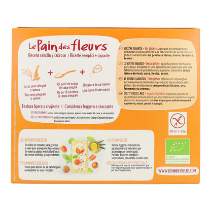 Tostadas Crujientes Crakers con Quinoa Le pain de fleurs 150 g