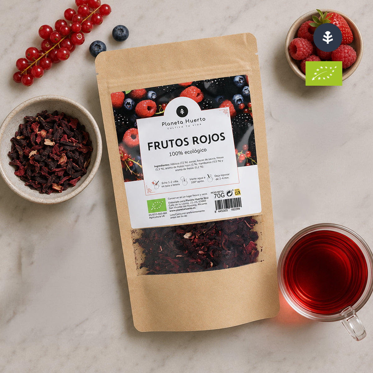 Fruits rouges ECO Planeta Huerto 70g