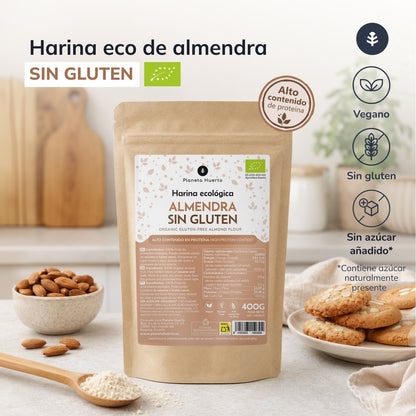 Farine d'amande sans gluten ECO Planeta Huerto 400g