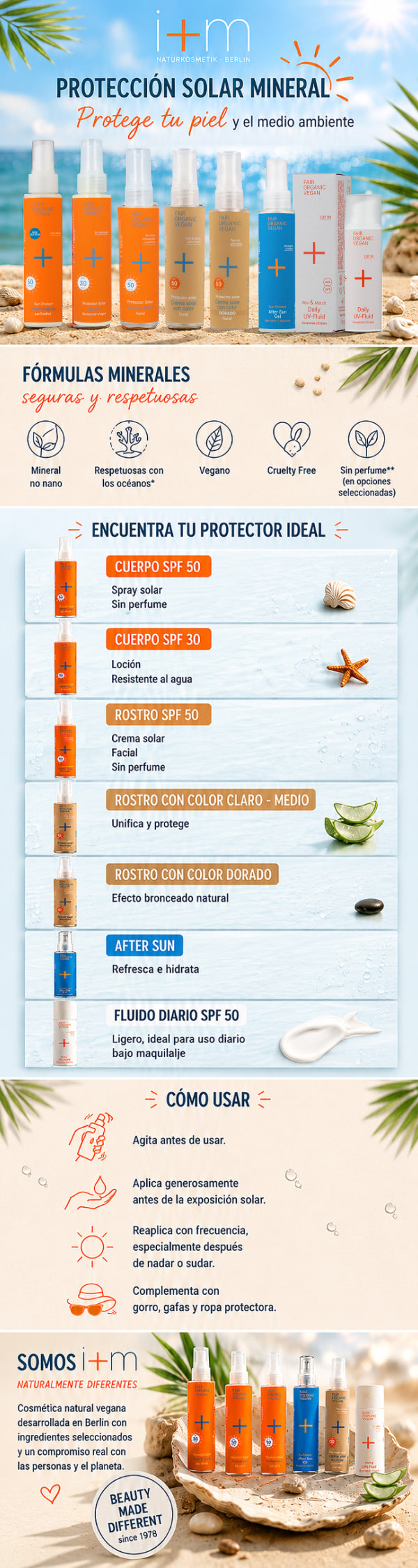Mineralen zonnebrandcrème SPF30 I+M 100 ml