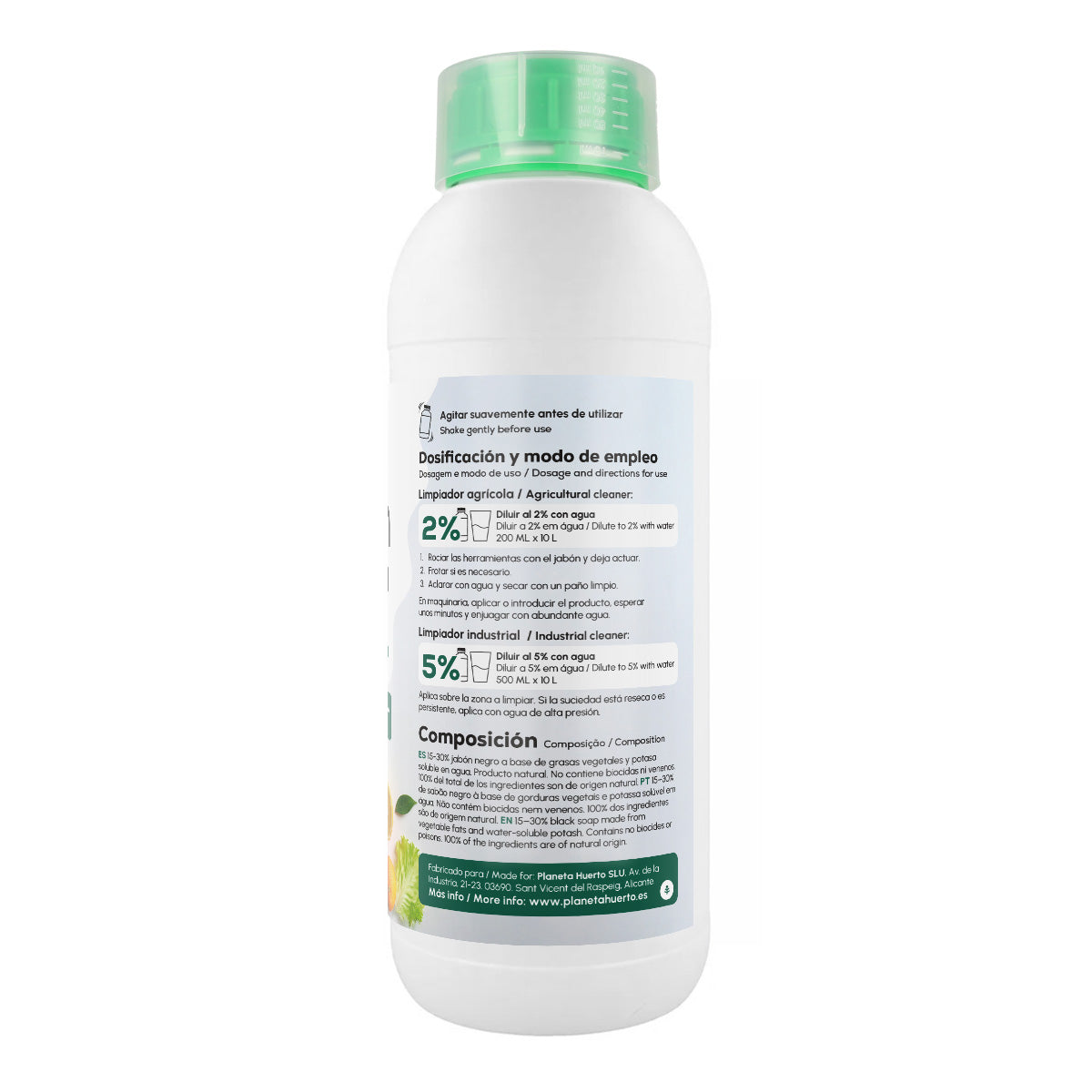 Savon potassique Negro Planeta Huerto 1 L