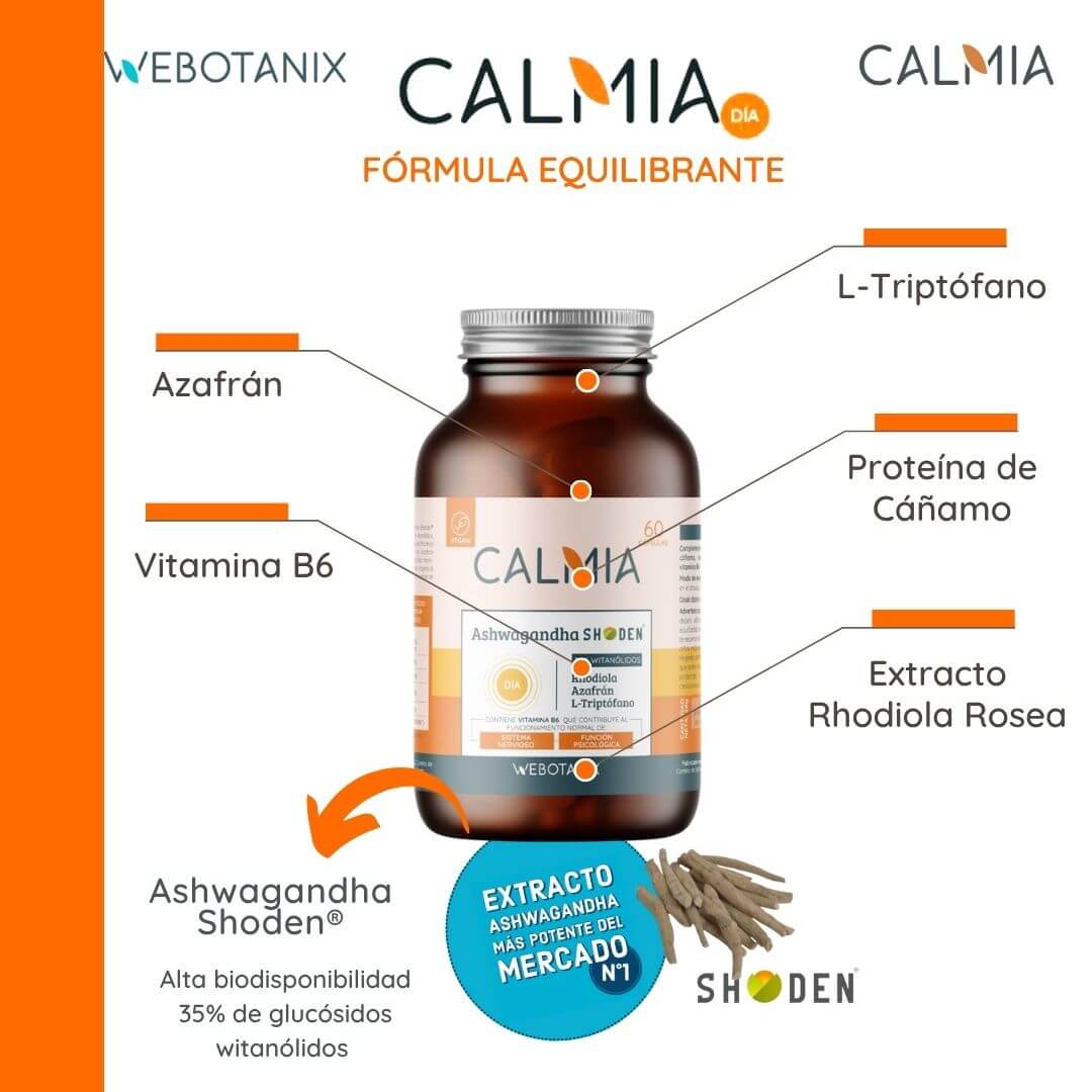Ashwaganda Shoden Calmia Jour 60 gélules WeBotanix