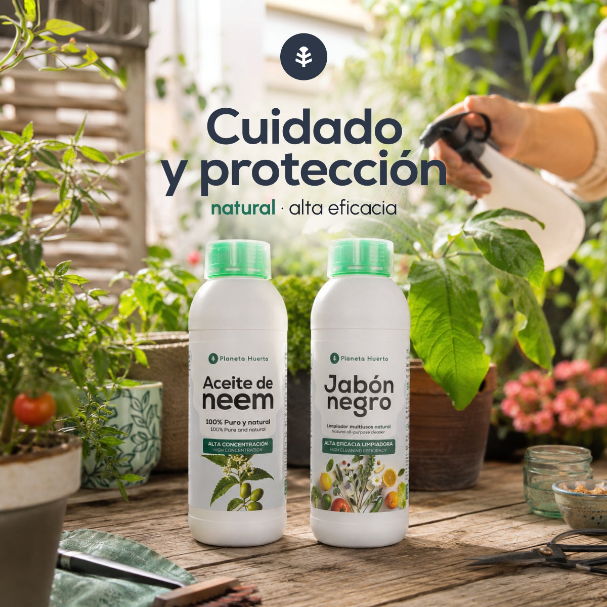 Savon potassique noir Planeta Huerto 5 L