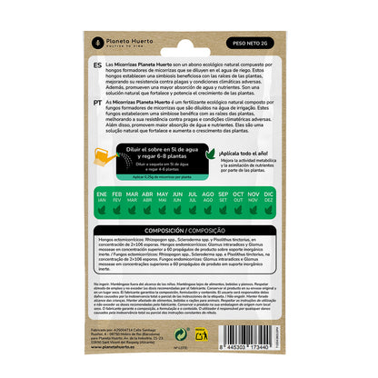Pack Mycorhizes Planeta Huerto 5 unités pour 10 l