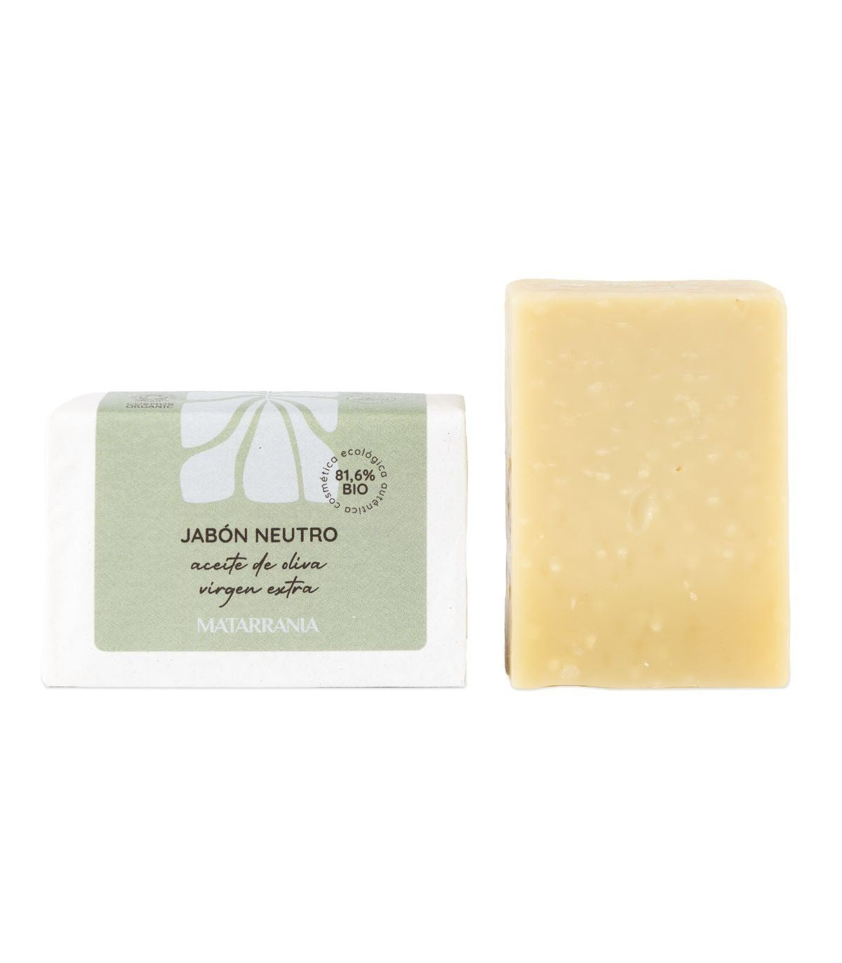 Savon Neutre BIO Sans Parfum 81,6% BIO Matarrania 100 g