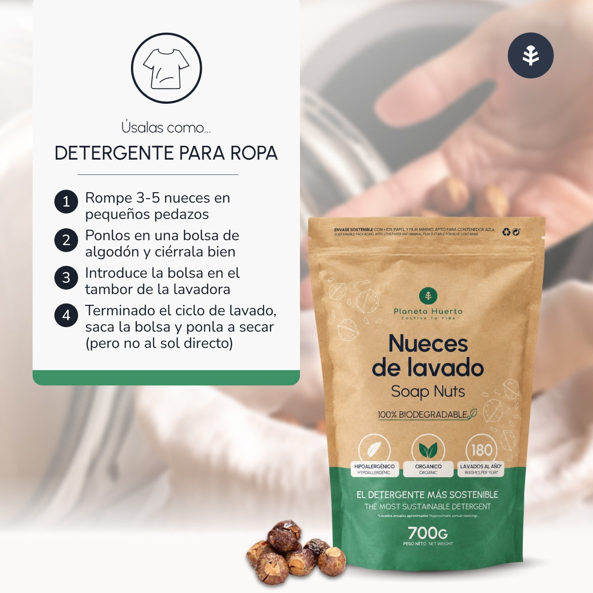 Planeta Huerto Noix lavées 700 g