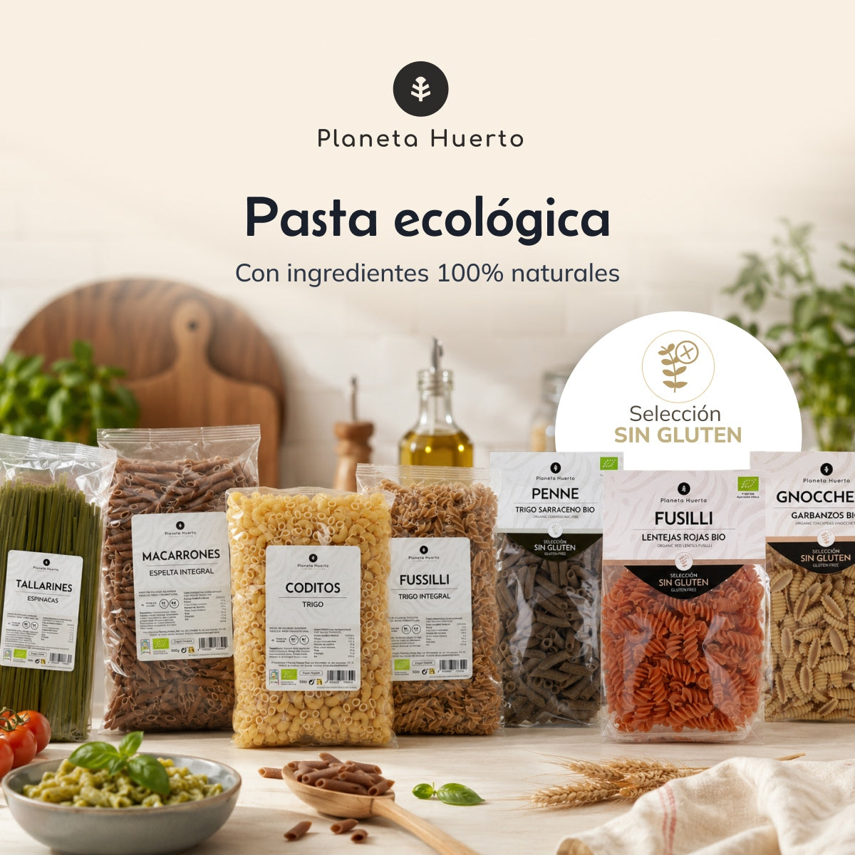 Macaroni de blé ECO Planeta Huerto 500gr