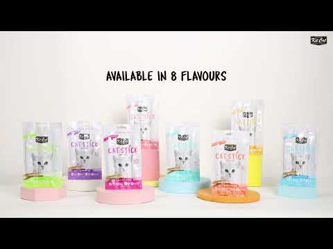 Cat Stick-set - Kip & Wilde bessen 15 g Halfvochtige snack voor katten