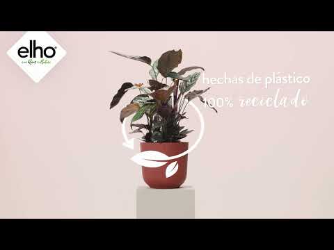 Elho Jazz Round Jardinière Rouge Toscane 19cm