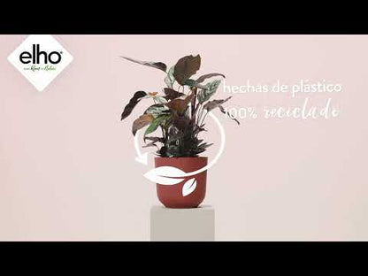 Elho Jazz Round Jardinière Rouge Toscane 19cm