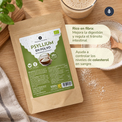 Poudre de psyllium Eco Planeta Huerto 200 g