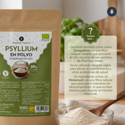 Poudre de psyllium Eco Planeta Huerto 200 g