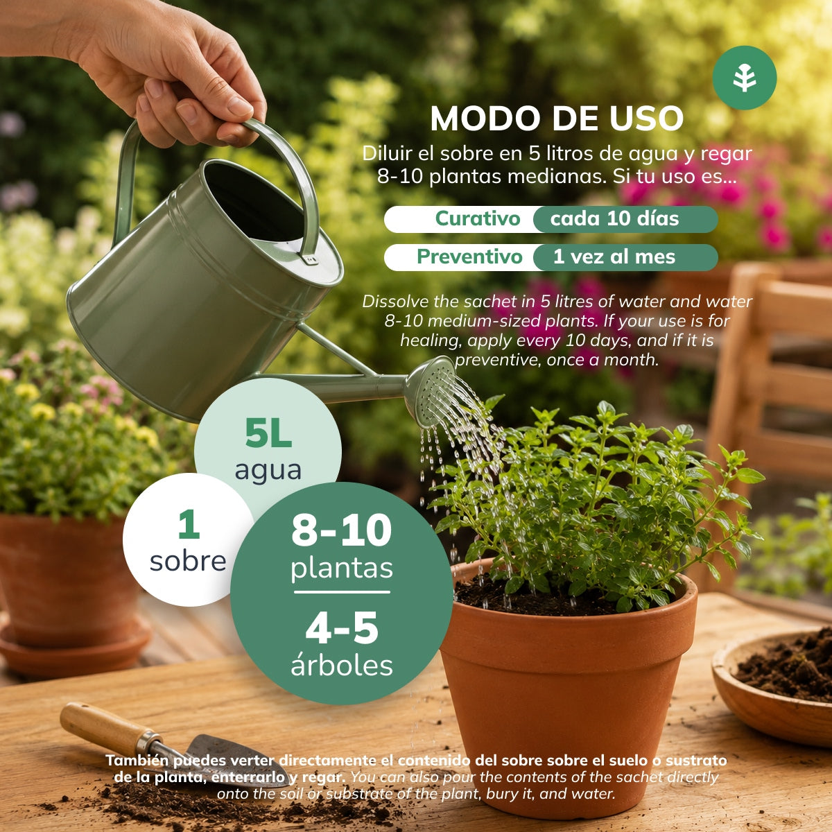 Chélate de fer Planeta Huerto Sachet pour 5 L