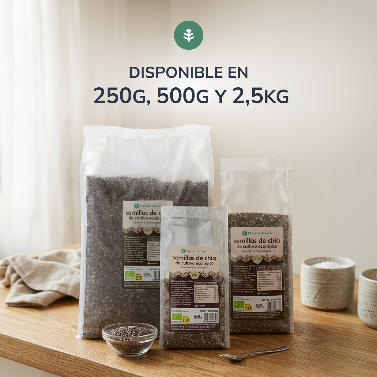 Chiazaad ECO Planeta Huerto 2,5 kg