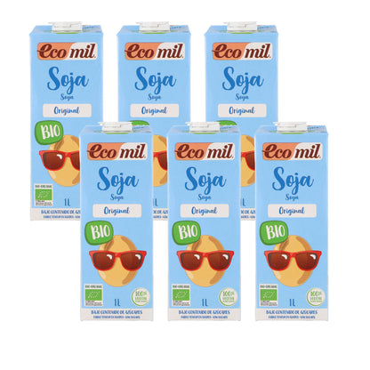 Pack boisson au soja avec sirop d'agave Bio NaturGreen 6 L