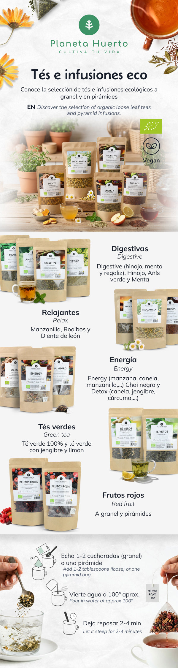 Kamille ECO Planeta Huerto 70g